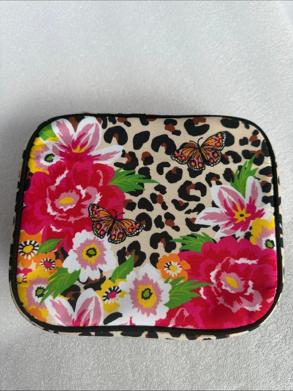 BRIGHTON Butterfly Garden Travel Jewelry Case / Jewelry Organizer